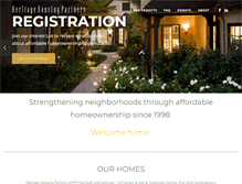 Tablet Screenshot of hhphousing.org
